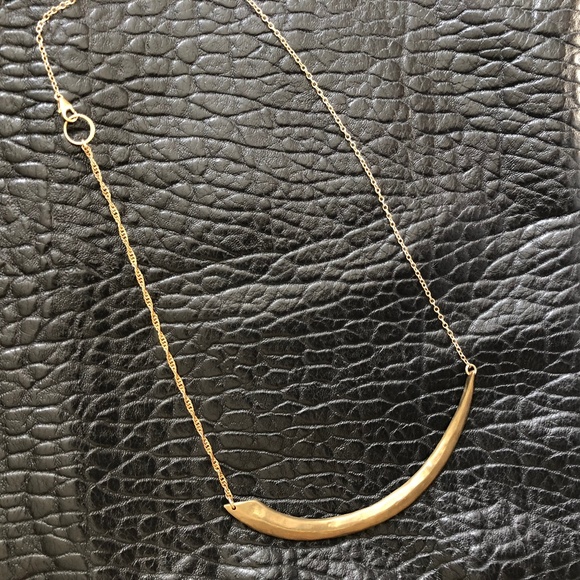 Anthropologie Jewelry - Anthropologie - Curved Bar Necklace